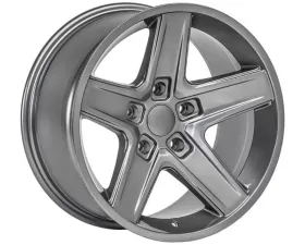 Quadratec Rubicon Xtreme Wheel 17x9 Offset -6.35mm Gun Metal Gray Jeep 1999-2021